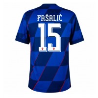 Stroje piłkarskie Chorwacja Mario Pasalic #15 Koszulka Wyjazdowej ME 2024 Krótki Rękaw